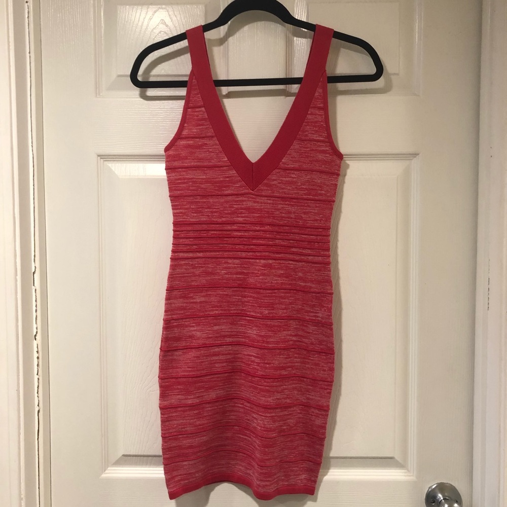 ARDEN B • Fitted Mini Dress • Reddish Pink • XS